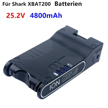Für Shark XBAT200 25.2V 4800mAh IONEN Rakete IONFlex und IONFlex 2X Lithium-ionen Akku Cordless Staubsauger XBAT200 Batterien